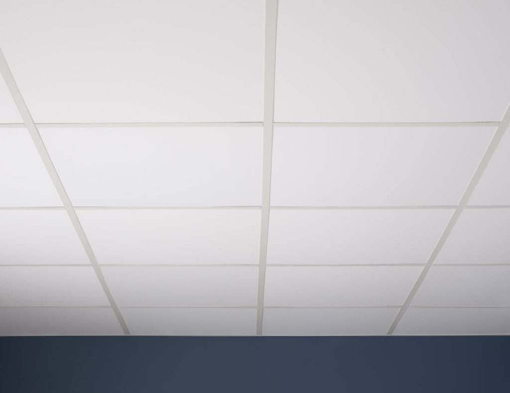 تصویر تایل گچی ساده سقف