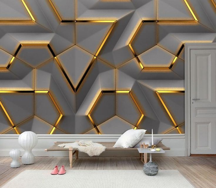Modern 3D Wall Covering Image