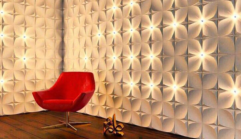 3D Wall Covering Suitable for Commercial Place Image